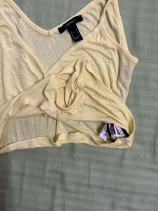 Yellow Button-Up Camisole