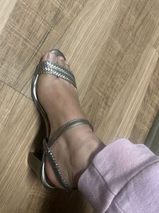 Elegant Silver Heels