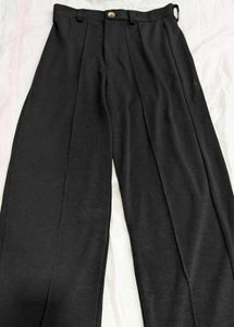 Black Wide Leg Trousers