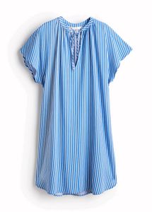 H&m Striped Tie-up Dress