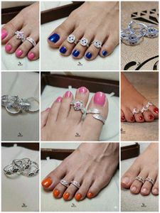Real Silver Toe Rings (one pair)