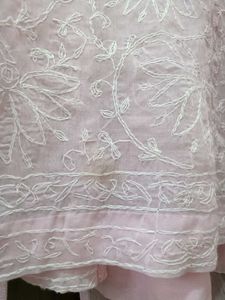 3D Luxury Lace  Baby Pink  Three Piece Of Sui