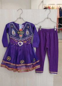 Purple Indian Ethnic Dress for Girls