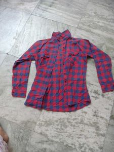 Red & Blue Checkered Shirt