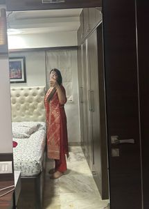 Brand New-Ethnic Motifs Woven Design Zari suit