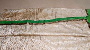 Green Border Dupatta