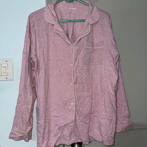 Cozy Pink Pajama Top
