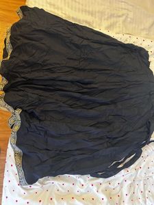 Elegant Black Ethnic Skirt