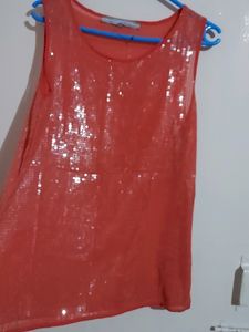 New Party Wesr Top With Sequence Work