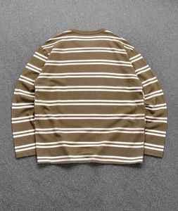 Uniqlo Striped Long Sleeve Warm T-Shirt
