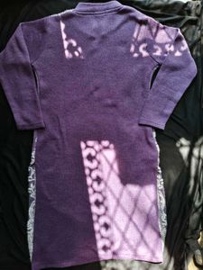 Elegant Purple Embroidered Kurta