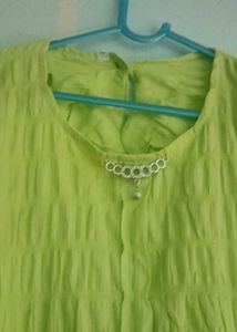 Bright Lime Green top