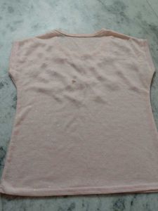 Sparkly Star Embellished Pink Top