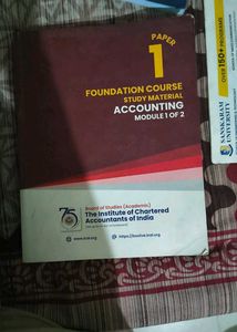 CA Foundation Books