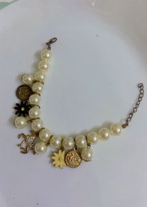 Charming Pearl Charm Bracelet
