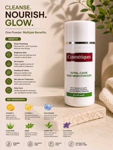 iCosmetiques Total Care Face Wash Powder