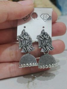 oxidised Jhumka Earrings 2ps for 200 only