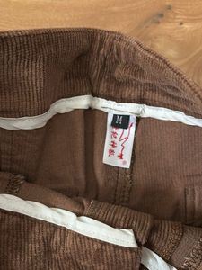 Brown Corduroy Wide Leg Pants