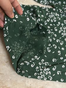 Beautiful Bottle Green Plazzo Like New