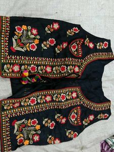 Embroidered Black Jacket