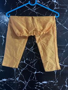 Yellow Kurta with Embroidered Jacket
