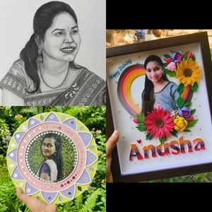 Hand made gifts- sketch/ photo decor