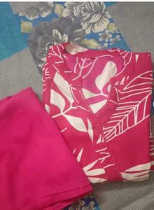 rayon printed kurta set