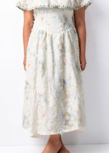 Boho Floral Off-Shoulder Maxi Dress