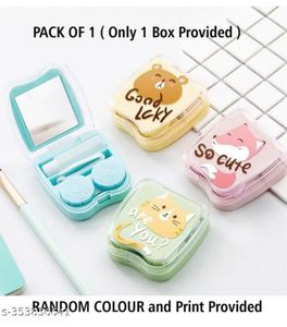 Cute Cartoon Contact Lens Case Set pack of 1