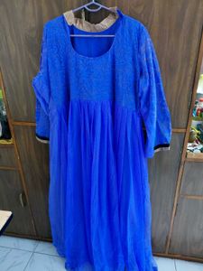 Vibrant Purple Ethnic Gown