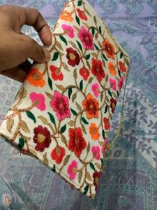 Jaipuri Embroidery Design Fancy Traditional Clutch