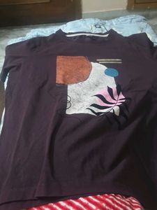 Abstract Print T-Shirt...price Drop