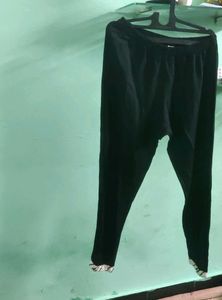 Black Palazzos with Stylish Print