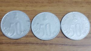 Rare Vintage Indian Coins 3pcs Set
