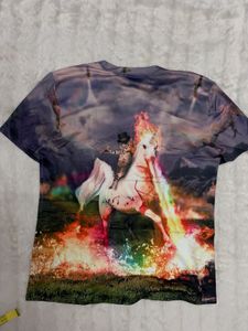 Unique Cat &amp; Unicorn Graphic T-Shirt