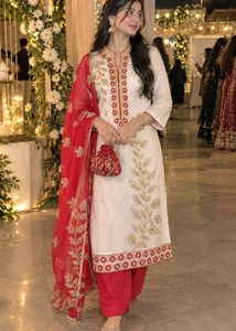 Elegant Embroidered Party Wear Suit