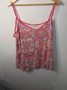 Boho Paisley Print Cami Top