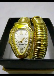 golden snake Watch