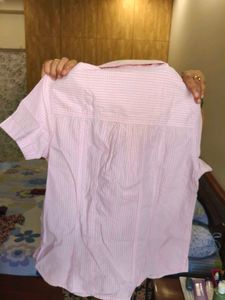 Pink Checked Button-Down Shirt