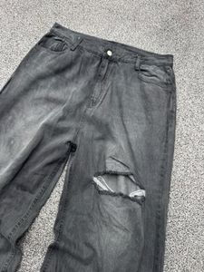 Ripped Wide Leg Jeans