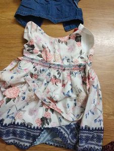 Floral Summer Dress with overcoat