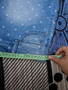 Cotton On Polka Dot Denim Shorts