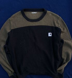 Carhartt Waffle Knit Colorblock Sweater