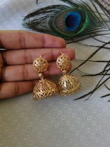 Gold plated Jhumka✨