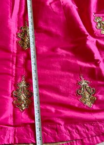Stunning Pink Embroidered Lehenga Set