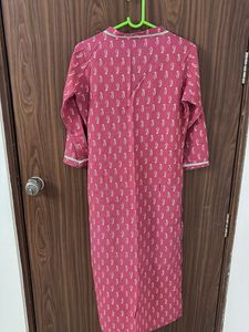 Charming Pink Printed Kurta