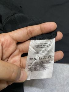 Men's Black Gymshark Polo Tshirt