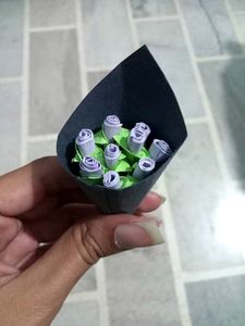 Set Of 5 Mini Paper Flower Bouquet