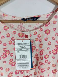 New Pink Printed Casual Kurta (Women)