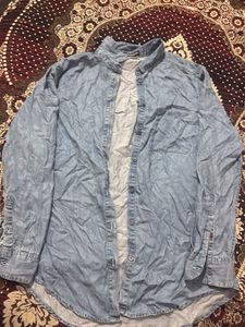 oversized Denim Shirt